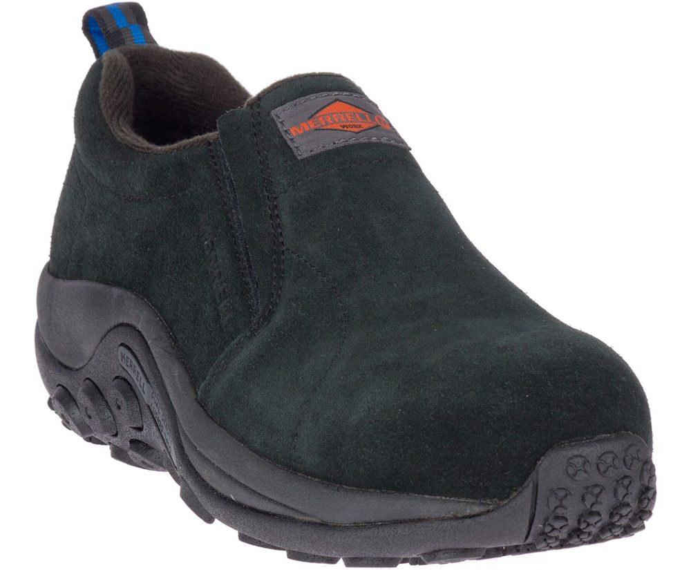 Slip On Senhora - Merrell Jungle Moc Alloy Toe Work - Pretas - ARO791240